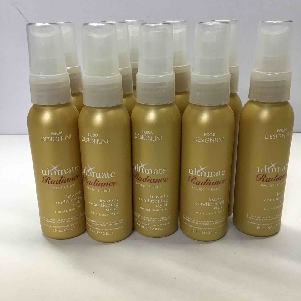 REGIS Designline Ultimate Radiance Leave In Conditioning Styler 2 Oz PACK OF 10